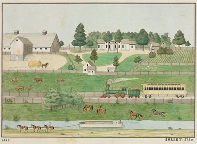 Paysage, Joliet, Illinois - Unknown artist