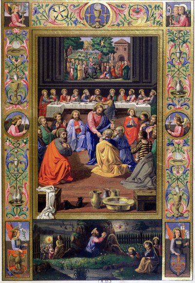 La Cène - reproduction du 19e siècle d