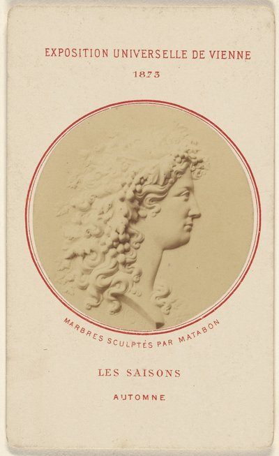 Les Saisons. Automne. Marbres Sculptes Par Matabon. - Unknown artist