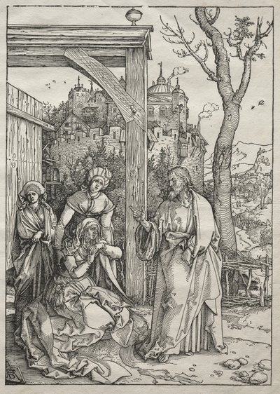 Vie de la Vierge : Le Christ prenant congé de sa mère - Unknown artist