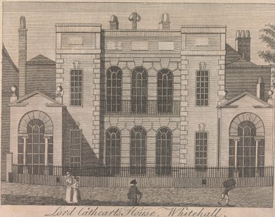 Maison de Lord Cathcart, Whitehall; page 58 (Volume Un) - Unknown artist