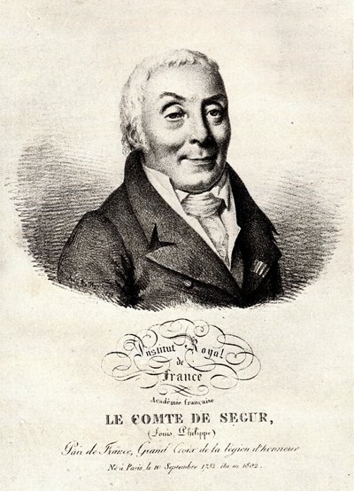 Louis-Philippe, comte de Ségur, Grand-Maître des Cérémonies du Premier Empire, historien et sénateur - Unknown artist