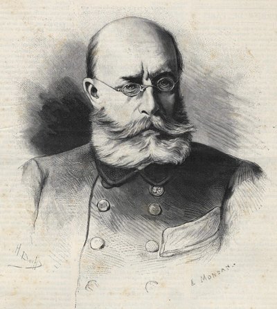 Louis Léon César Faidherbe (1818 - 1889) général et colonisateur français, gravure du XIXe siècle. Collection Bianchetti - Unknown artist