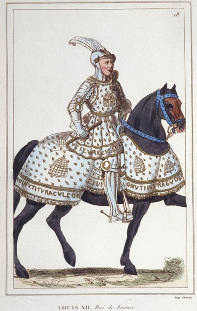 Louis XII (1462 -1515), Roi de France gravure de 1830 - Unknown artist