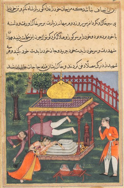 Mahrusa se tue sur la tombe du roi de Zabul, et son mari fait de même, d