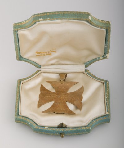 Pendentif croix de Malte décerné à Bertha Palmer - Unknown artist