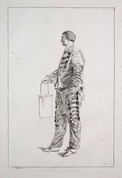 Homme debout - Unknown artist