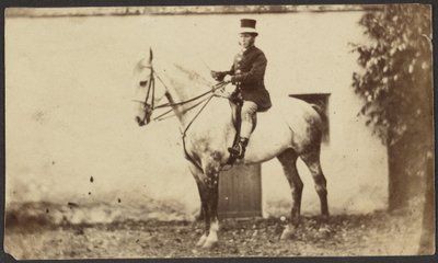 [Homme à cheval] - Unknown artist
