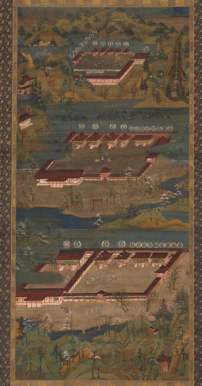 Mandala des trois sanctuaires de Kumano - Unknown artist