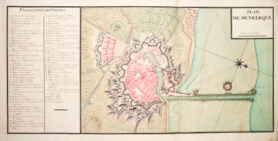 Carte de Dunkerque - Unknown artist