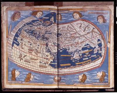 Carte de Ptolémée publiée en 1482 - Unknown artist