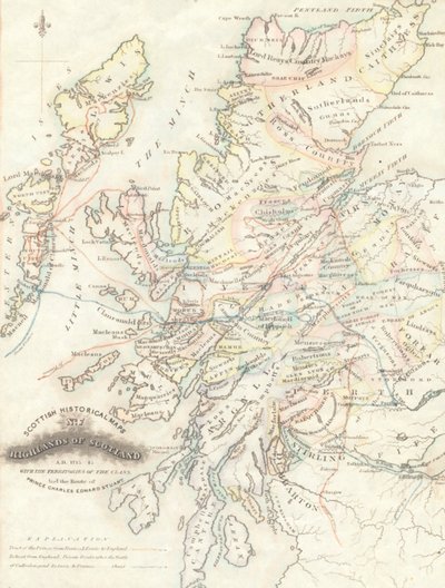Carte des Highlands d