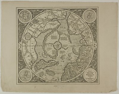 Carte de la projection de Mercator - Unknown artist