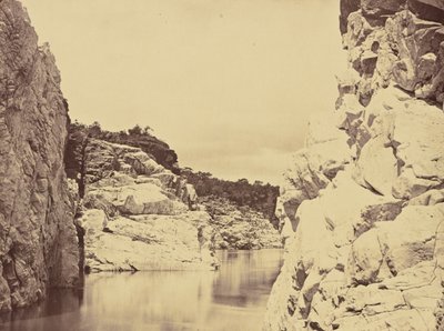 [Roches de marbre à Nerbudda] - Unknown artist