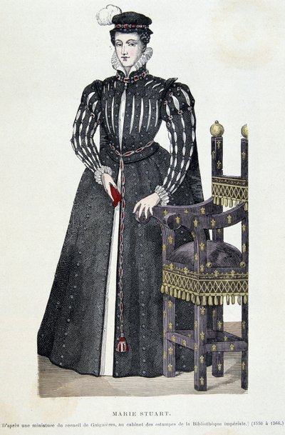 Marie Stuart - gravure - Unknown artist