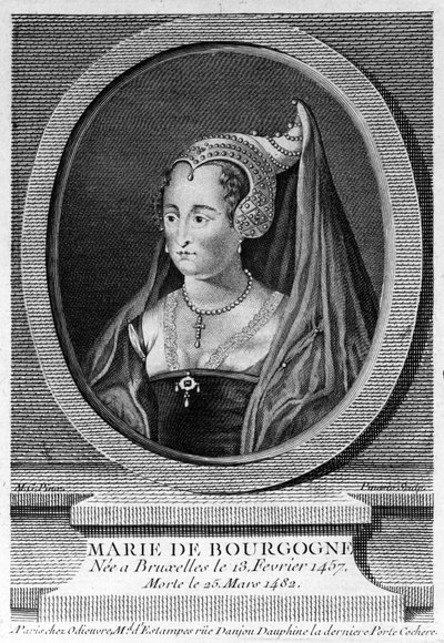 Marie de Bourgogne (1457 - 1482), fille de Charles le Téméraire et épouse de Maximilien d