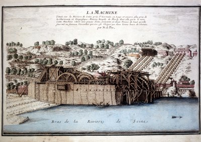 Machine de Marly de Rennequin utilisée pour acheminer les eaux de la Seine à Versailles via l