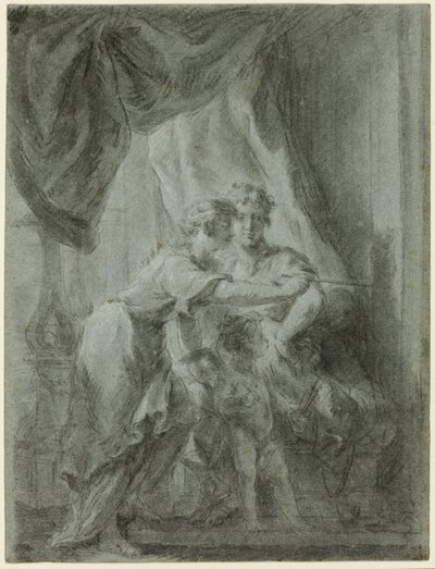 Mars, Vénus et Cupidon - Unknown artist