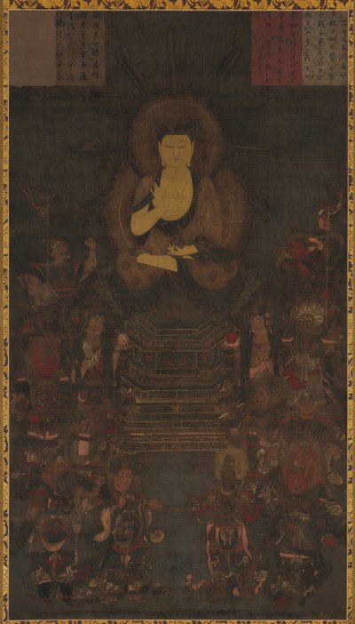Bouddha Maître de la Médecine et les Douze Généraux Divins - Unknown artist