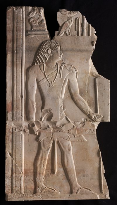 Mentuemhat en prêtre avec bâton et sceptre - Unknown artist