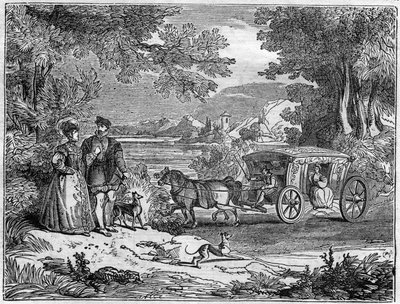 Costumes et carrosse milanais au XVIIe siècle - Unknown artist