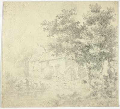 Moulin (recto) ; Arbre (verso) - Unknown artist
