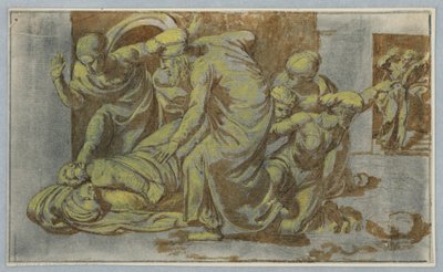 Miracle accompli par le corps de Sainte Cécile - Unknown artist
