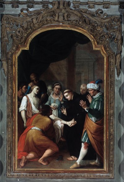 Miracle de Saint Antoine de Padoue qui guérit un homme estropié - Unknown artist