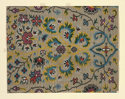 Mise-en-carte (Point-paper) - Unknown artist