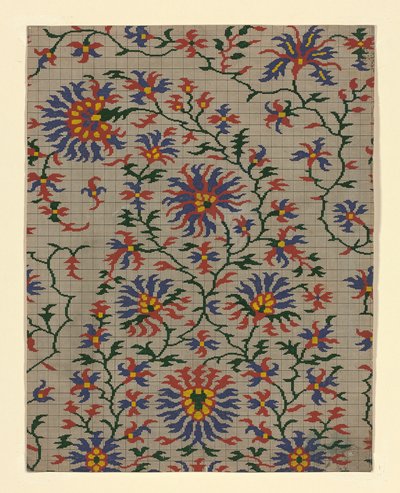 Mise-en-carte (Point-paper) - Unknown artist