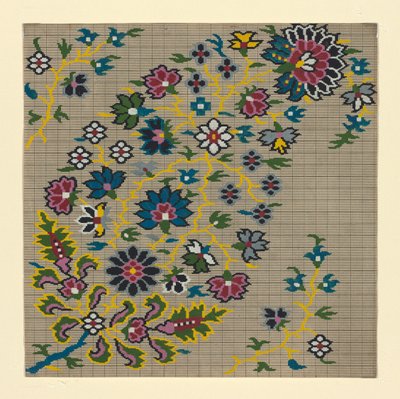 Mise-en-carte (Point-paper) - Unknown artist