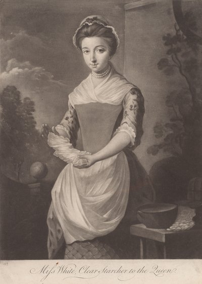 Mlle White, blanchisseuse de la reine - Unknown artist
