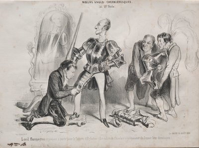 Mœurs anglo-chevaleresques - Unknown artist