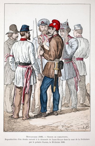 Montagnards (1848), un groupe de combattants, dont l