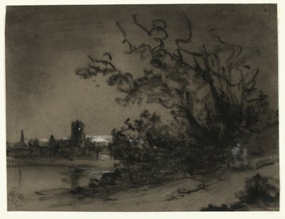 Scène au Clair de Lune - Unknown artist