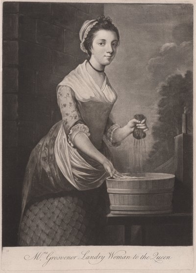 Mme Grosvenor, blanchisseuse de la reine - Unknown artist