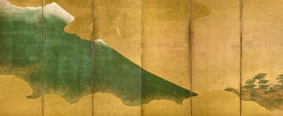 Plaine de Musashino et Mont Fuji - Unknown artist