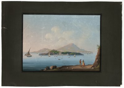 Naples avec le Vésuve - Unknown artist