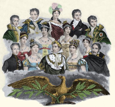Napoléon Bonaparte et sa famille - Unknown artist