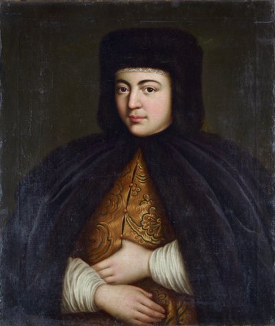 Portrait de la tsarine Natalia Narychkina - Unknown artist