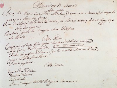 Notes sur la mise en scène de l