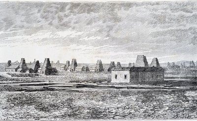 Puits de pétrole, Bakou, Caucase (Nobel) - Unknown artist
