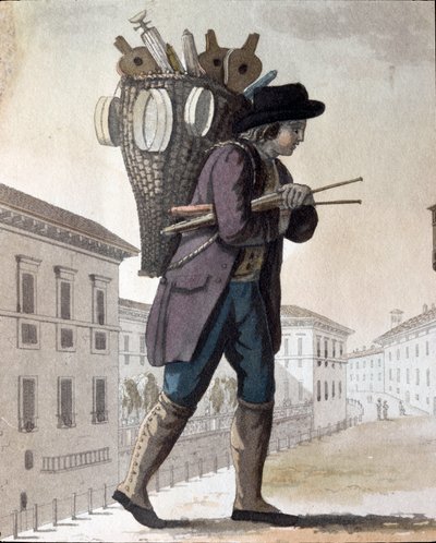 Ancien métier : le ramoneur - Unknown artist