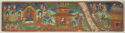Une paire de couvertures de manuscrits à charmes magiques (Dharani) - Unknown artist
