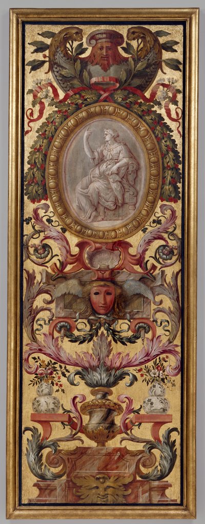 Un panneau peint - Unknown artist