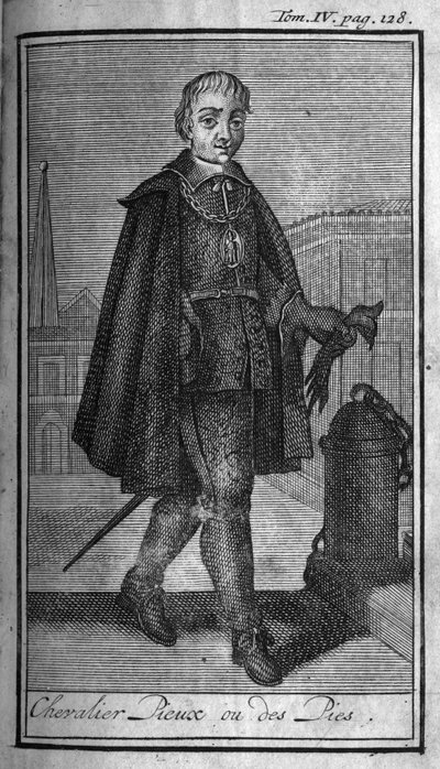 Ordres de Chevalerie. Chevalier Pieux. Tiré de l