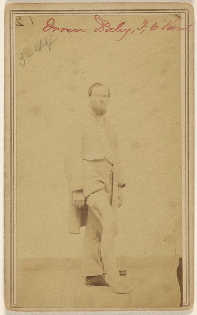 Orren Daley, F, 6 Vermont [victime de la guerre civile] - Unknown artist