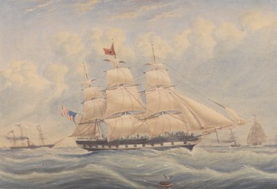 Navire postal Ivanhoe 1849 - Unknown artist