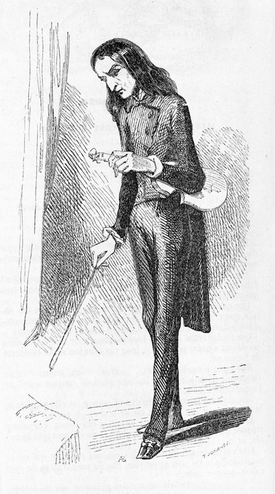 Paganini Nicolo (1782 - 1840), gravure, compositeur et violoniste italien - Unknown artist