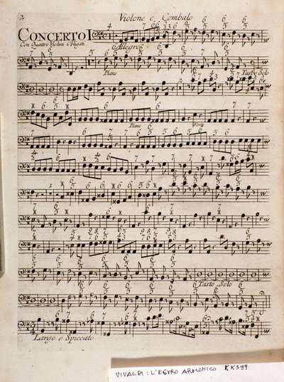 Page de partition musicale de L